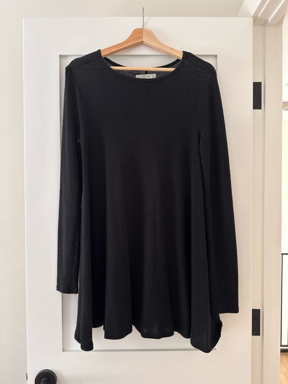 Abercrombie & Fitch Black Long Sleeve Dress